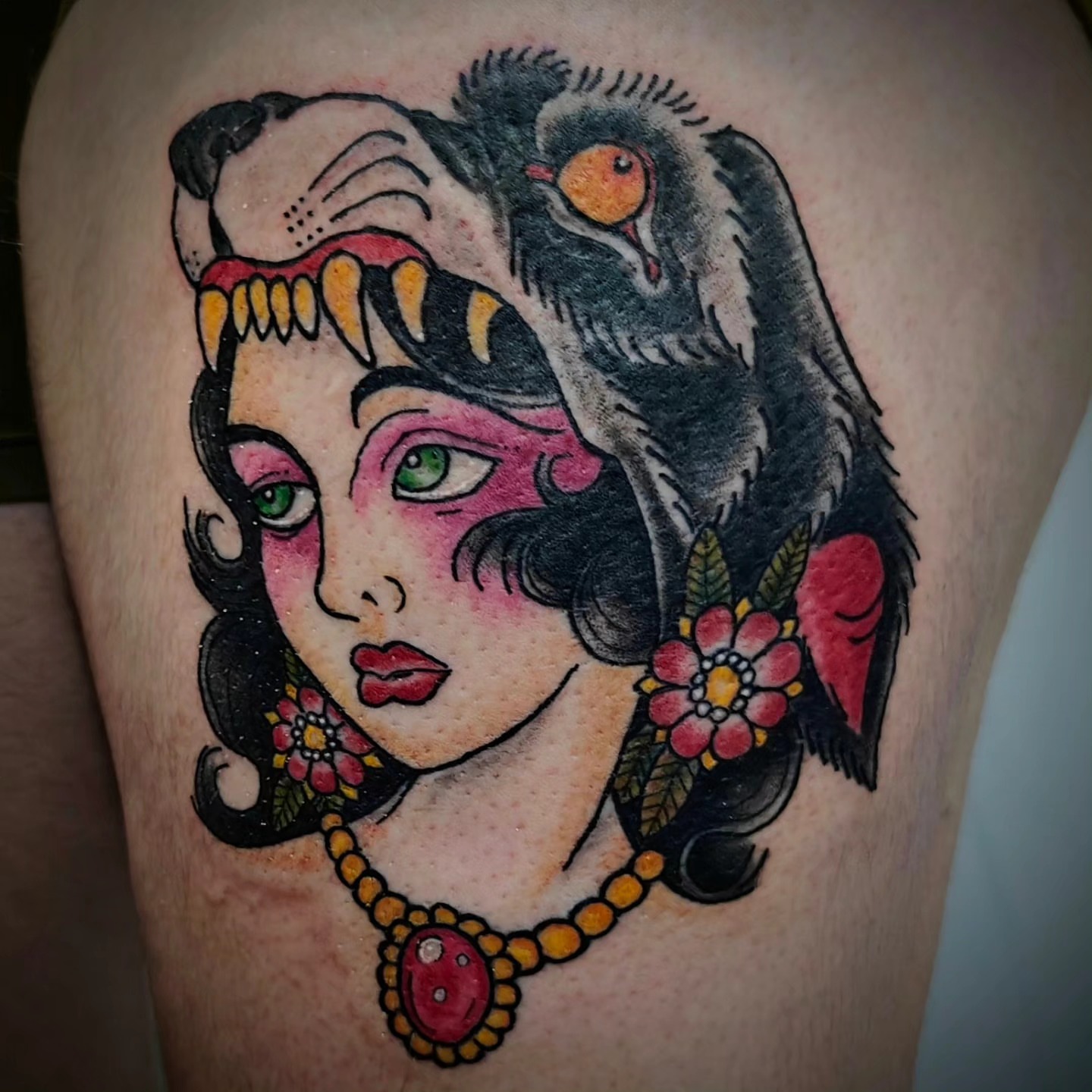 Tattoo by @artoftheblackwolf — american_traditional