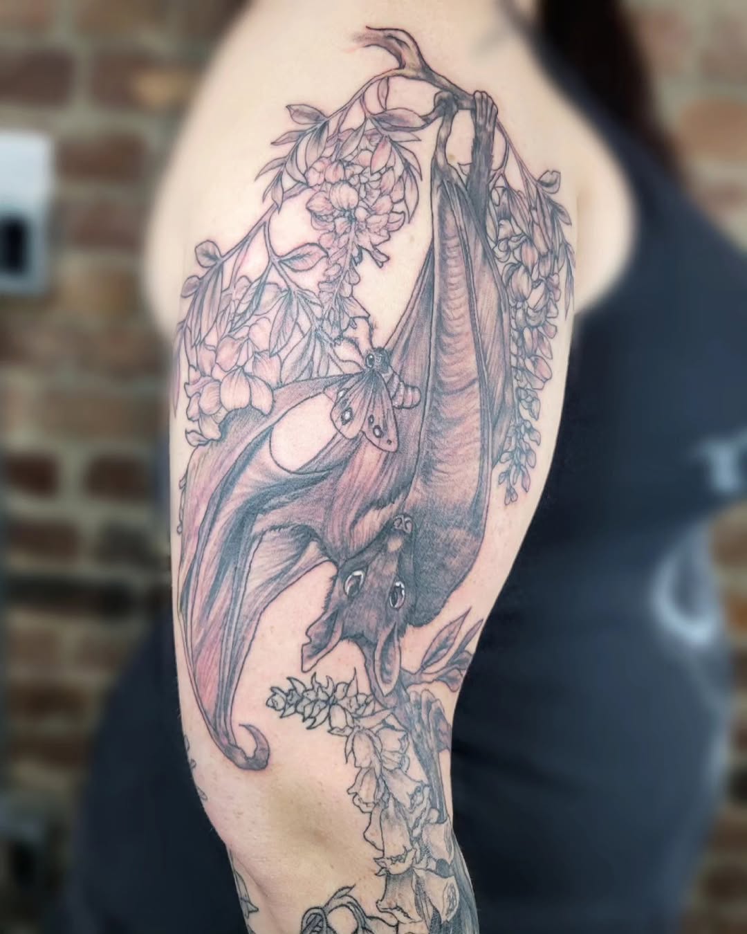 Tattoo by @tedslaymaker — black_and_grey, realism