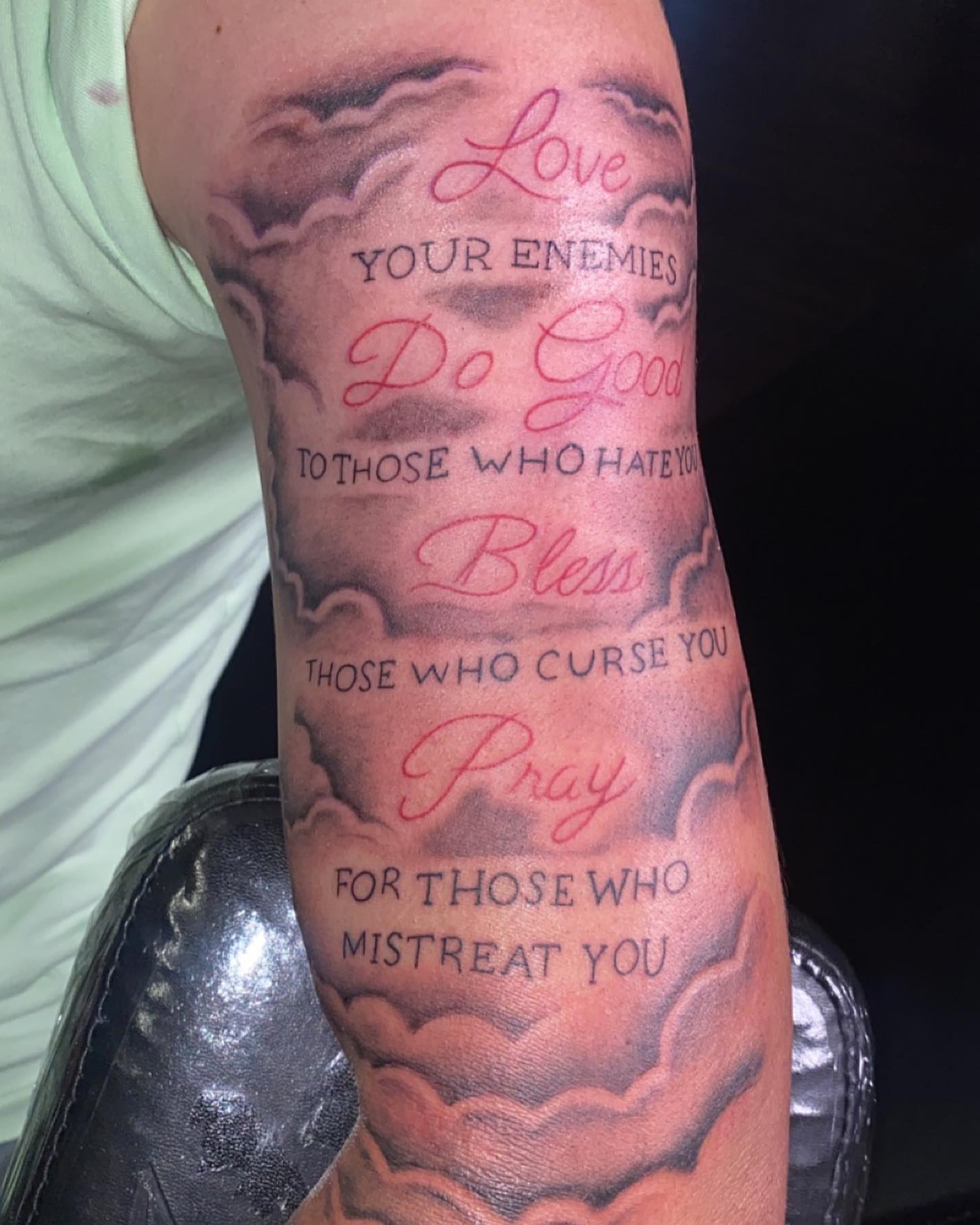 Tattoo by @kp_inktattoos_ — lettering_script