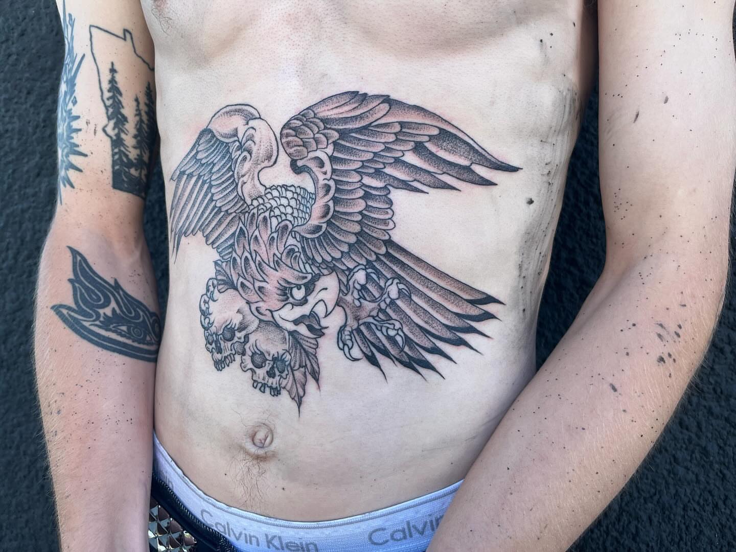 Tattoo by @polarizedbaby β black_and_grey