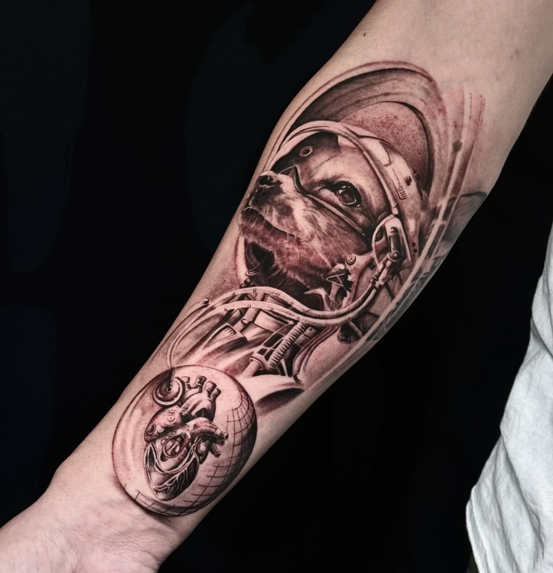 Tattoo by @doriink — realism, black_and_grey
