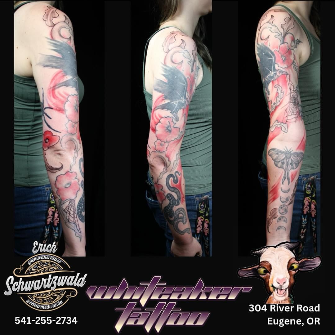 Tattoo by @erichschwartzwald_artist — american_traditional, dotwork