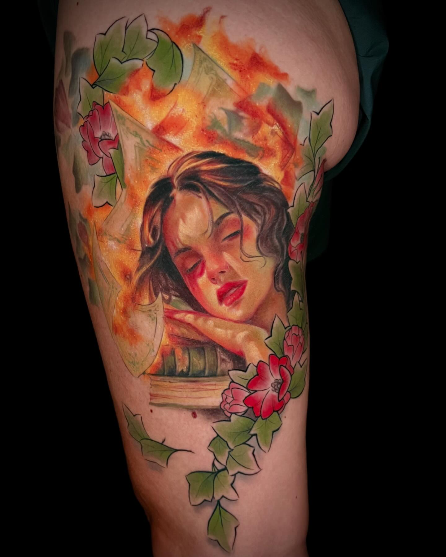Tattoo by @mikejtattooer22 — american_traditional, watercolor