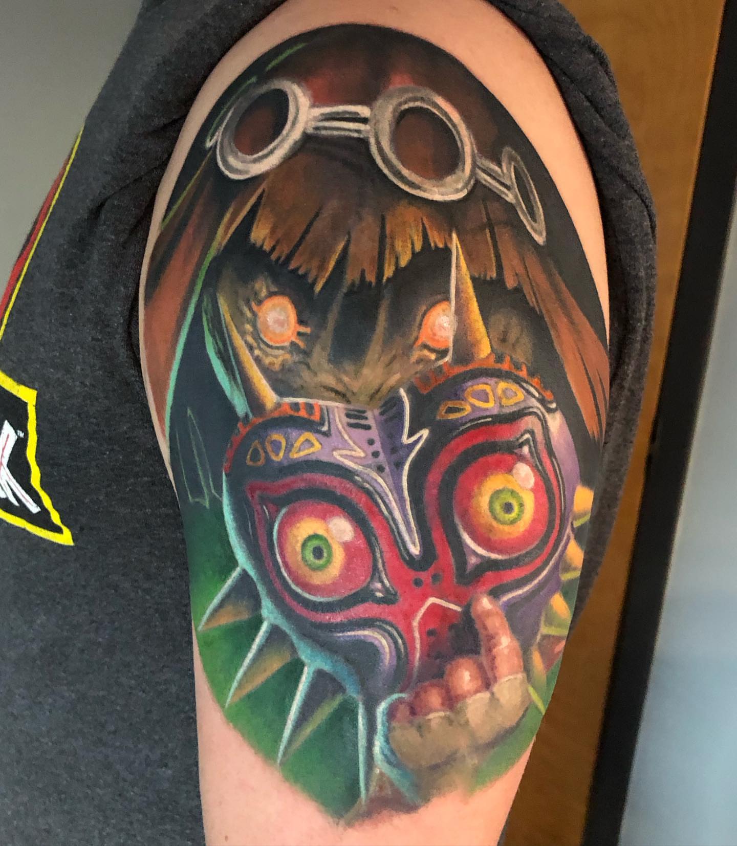 Tattoo by @davehandlebarclarke — realism, dotwork