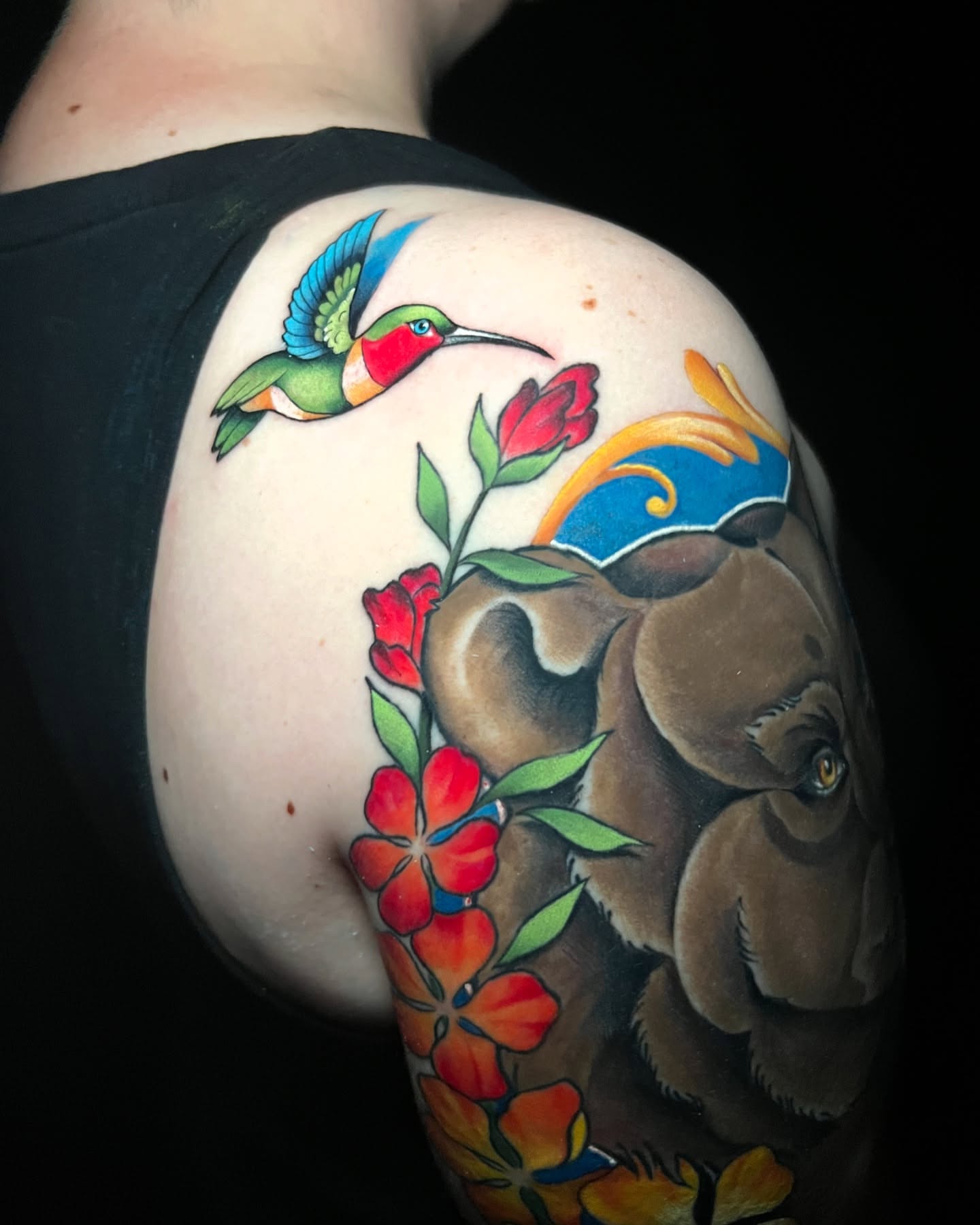 Tattoo by @tru_blu_tattoos — american_traditional, realism