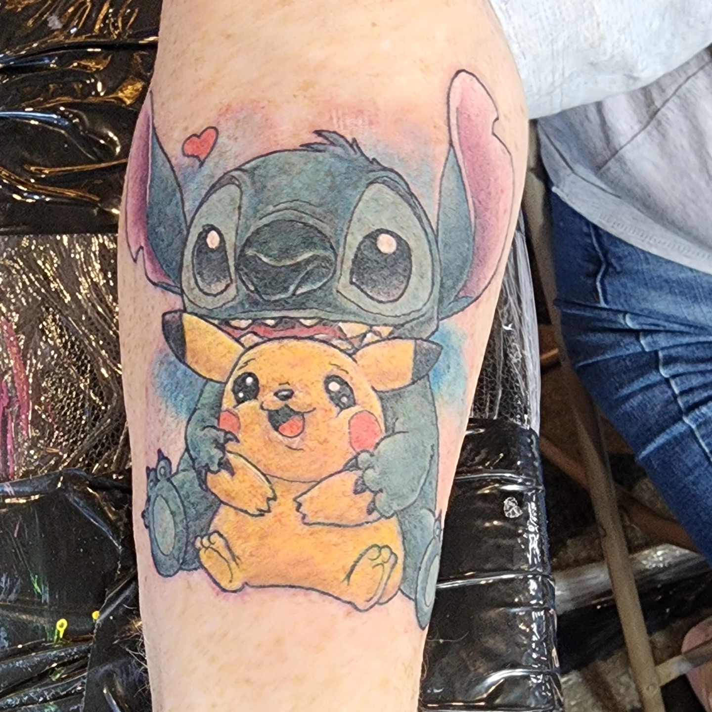 Tattoo by @danielrbedard — watercolor, anime