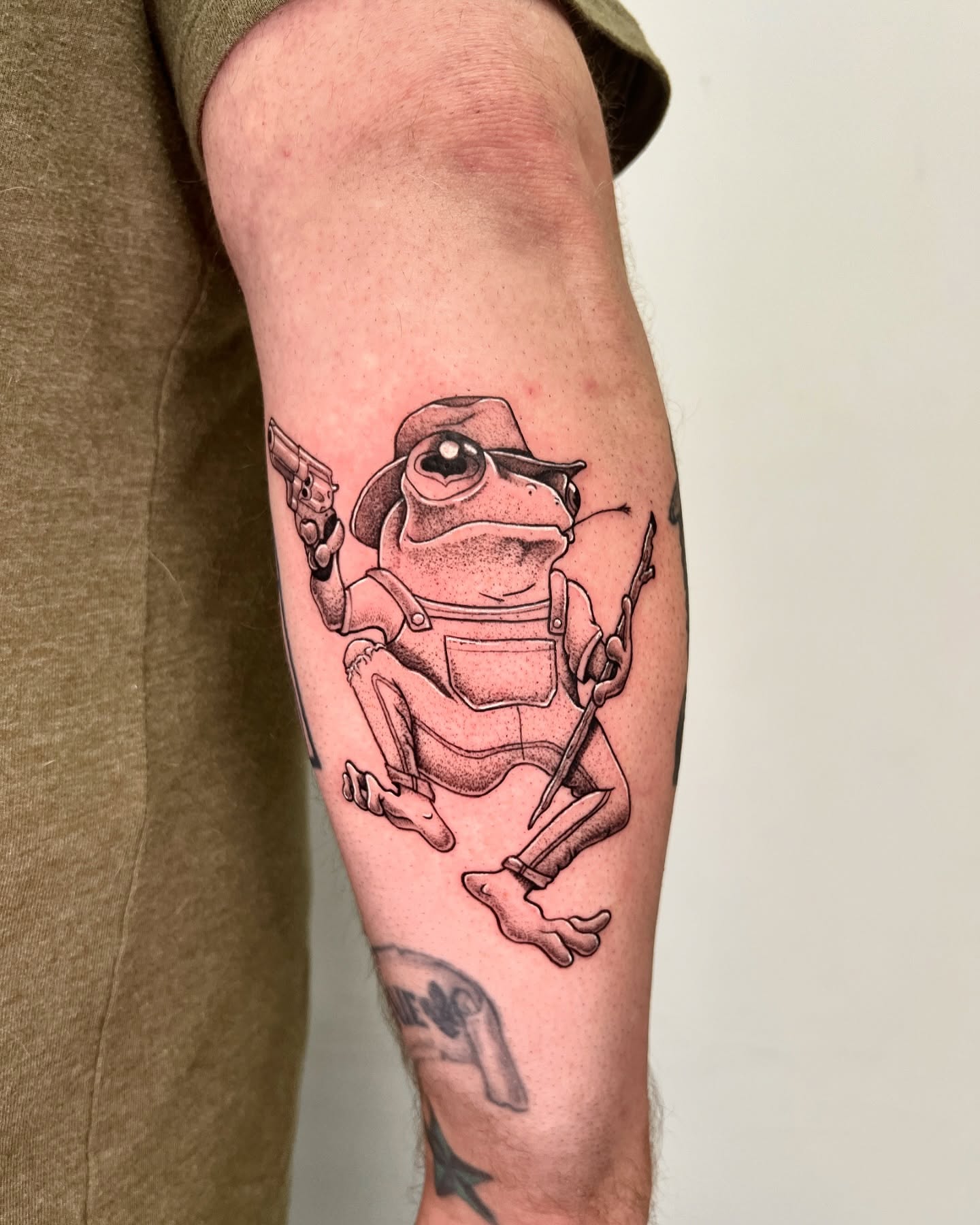 Tattoo by @dcvern_ink — black_and_grey