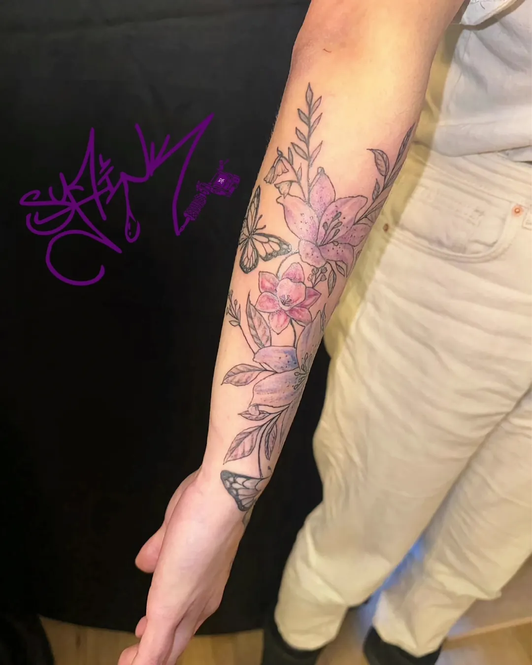 Tattoo by @sy7.tattoos — watercolor
