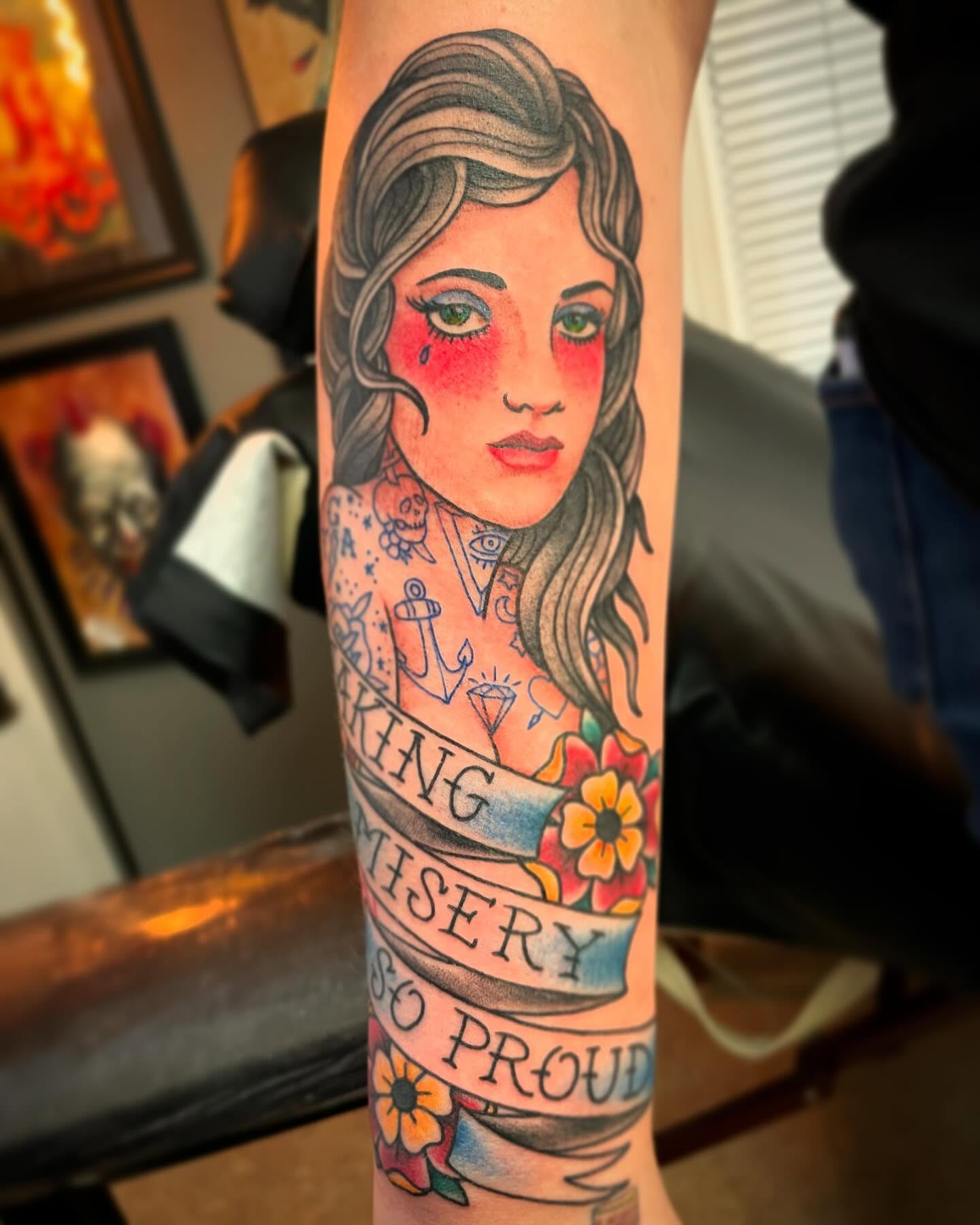 Tattoo by @wizardspits — american_traditional