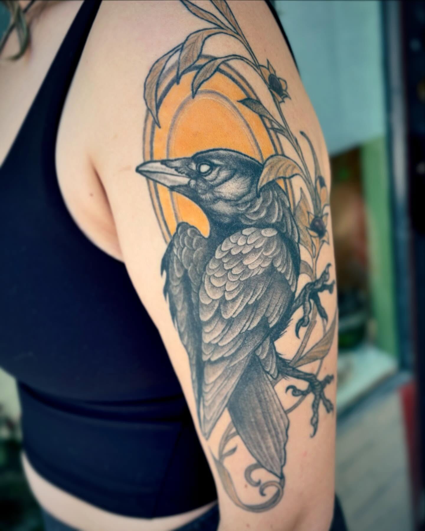Tattoo by @chalmskinart — black_and_grey, realism