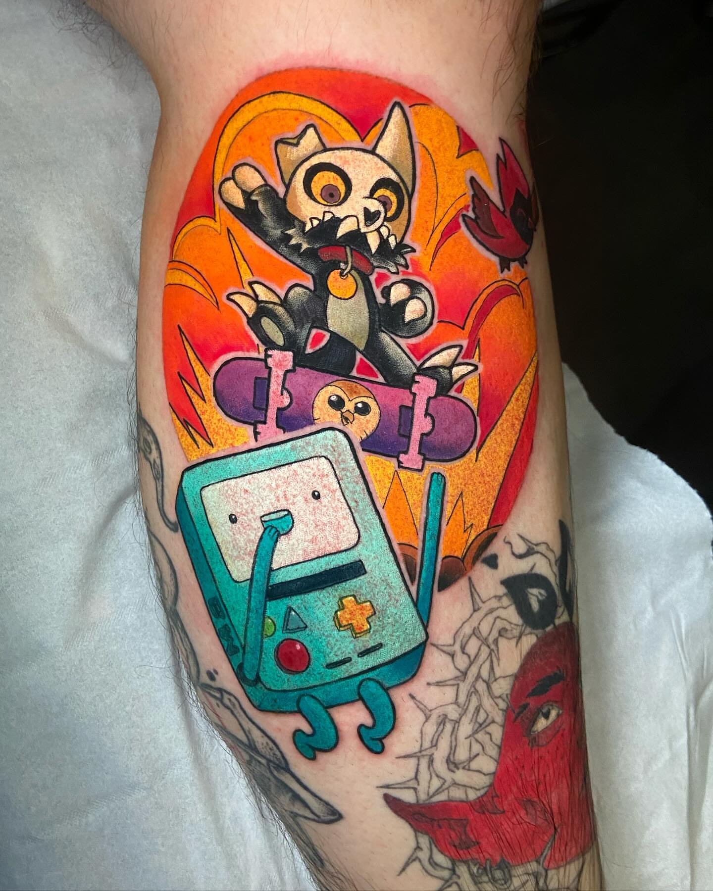 Tattoo by @maudemiel โ dotwork