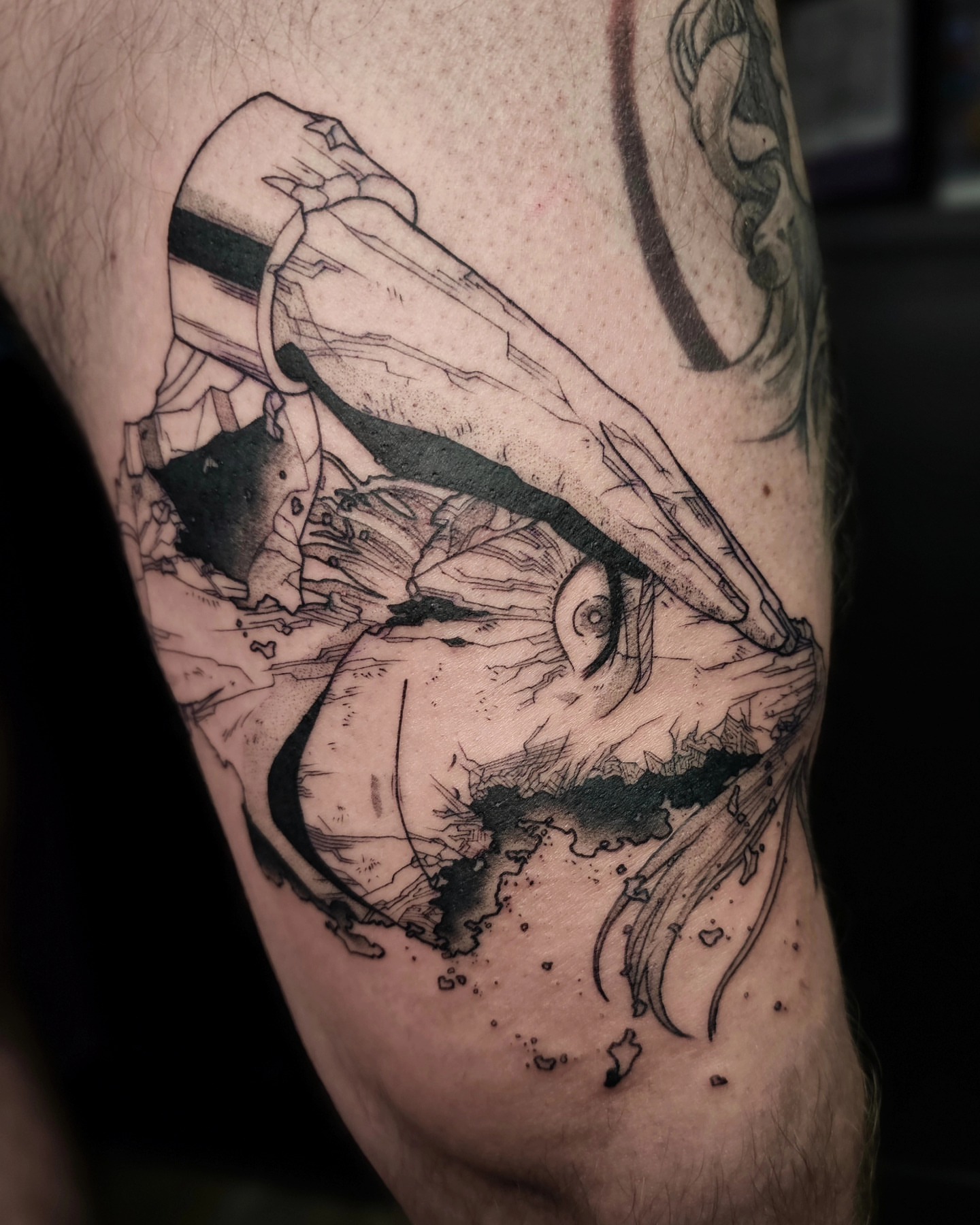 Tattoo by @tatoutofhell โ black_and_grey, realism