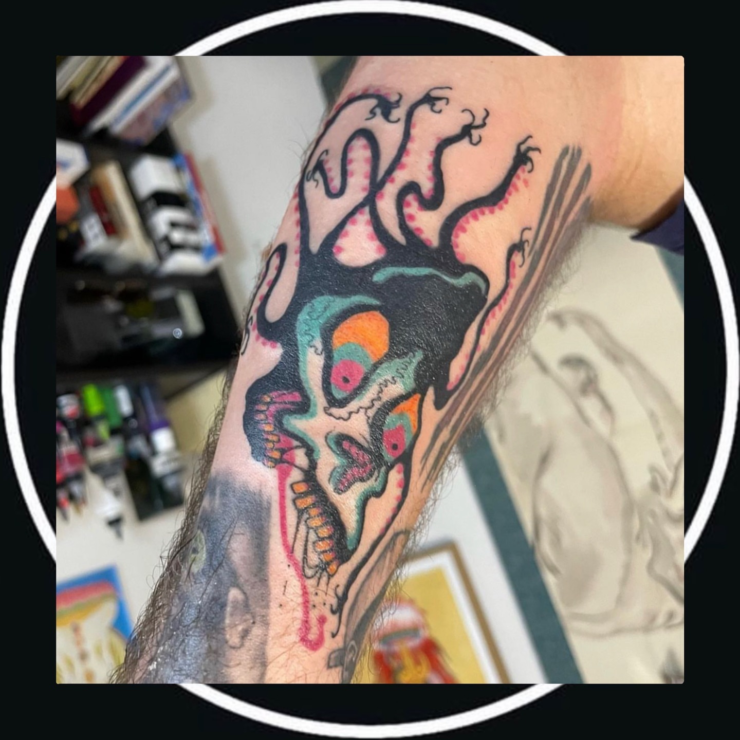 Tattoo by @tattoosgumi — new_school, surrealism