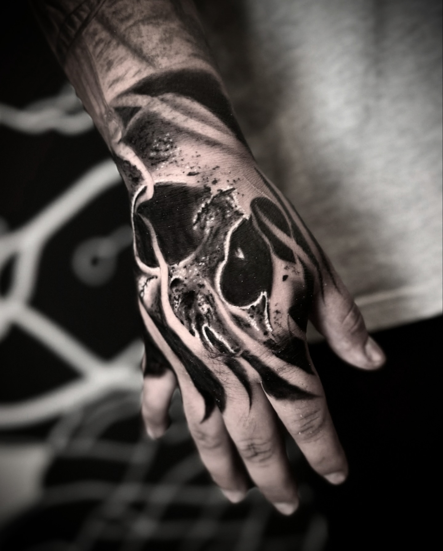 Tattoo by @blakeferonetattoo β black_and_grey