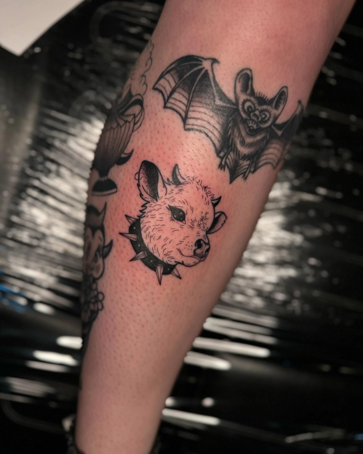 Tattoo by @koko_tattoos — black_and_grey