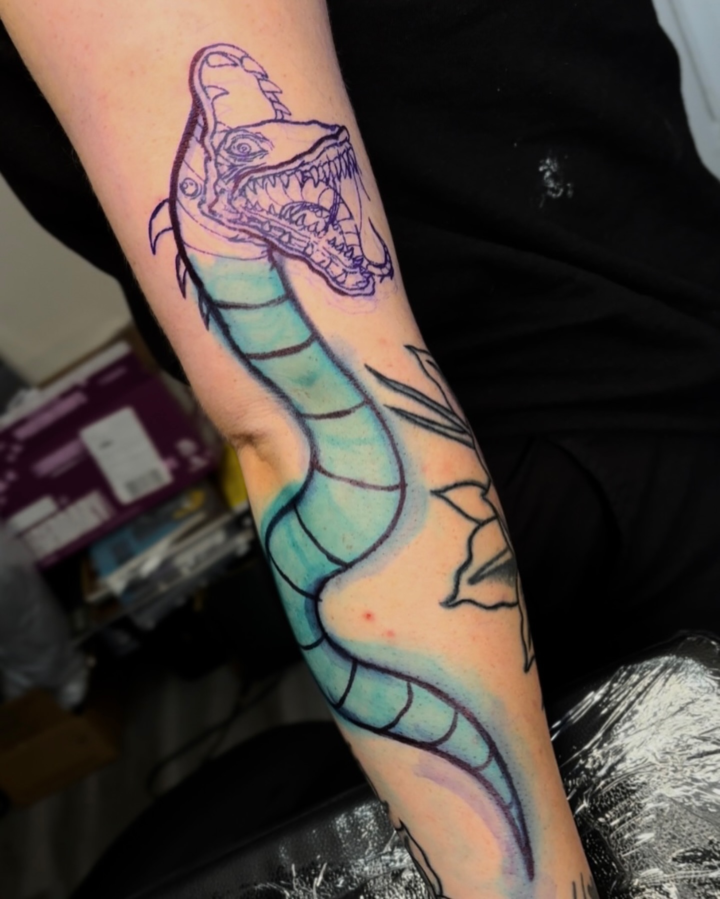 Tattoo by @owlliemoontattoo — new_school
