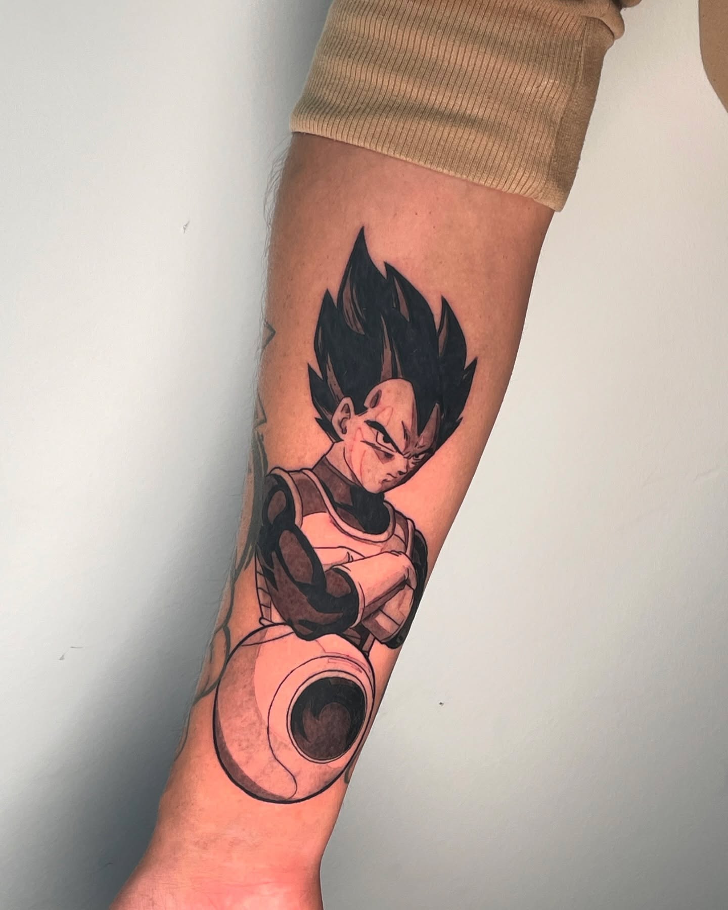 Tattoo by @weaponized_onion — anime