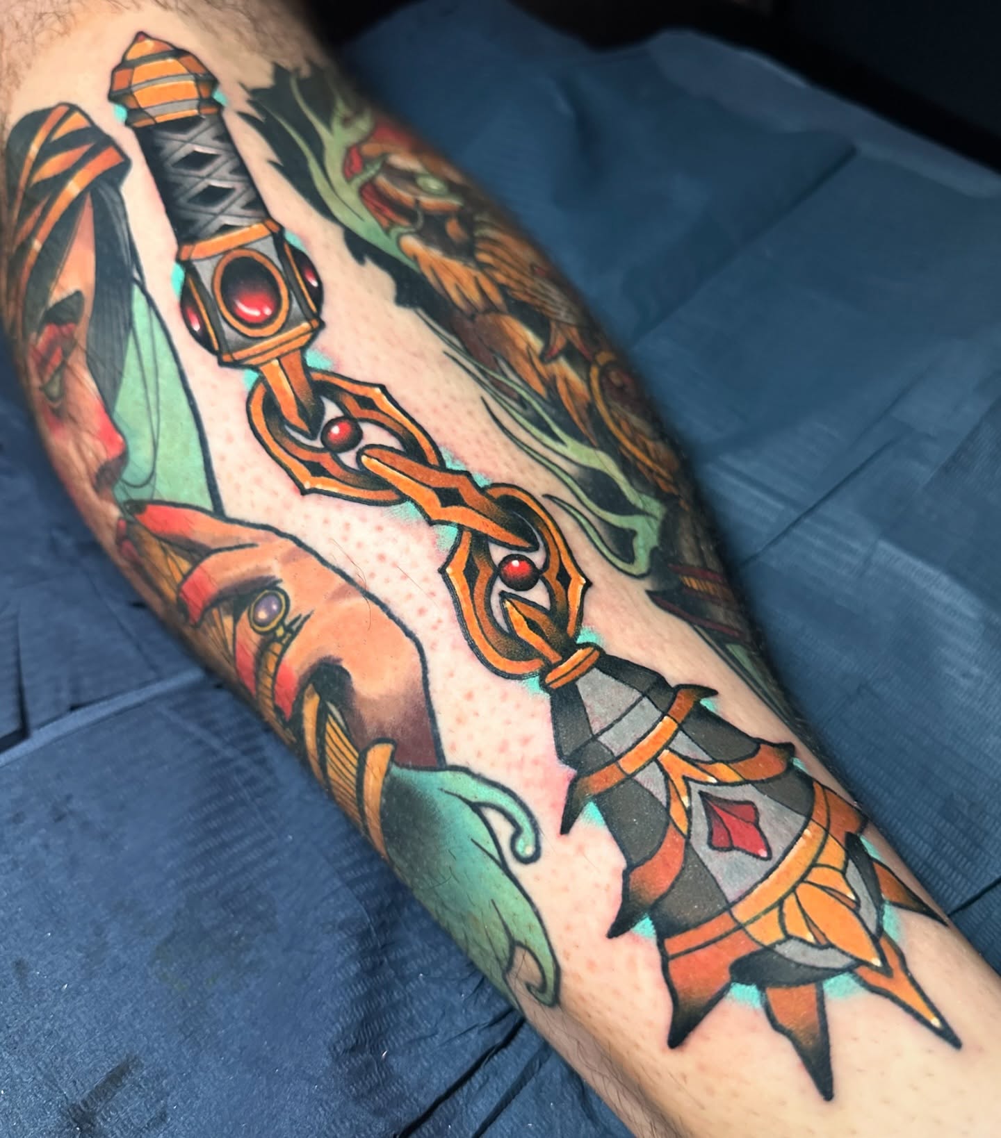 Tattoo by @mid_weston — american_traditional, neo_traditional