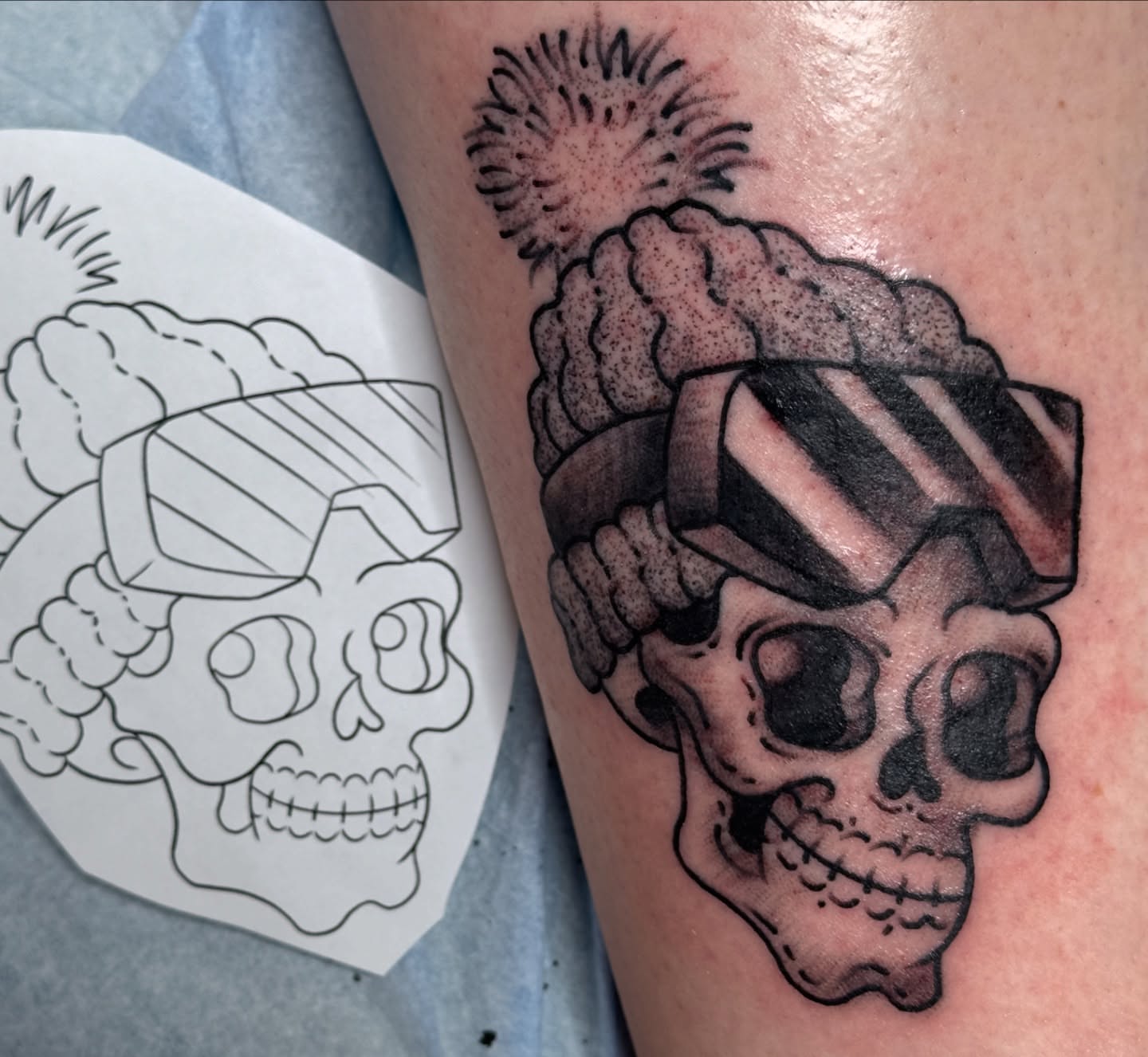 Tattoo by @jentle.tattoos โ black_and_grey