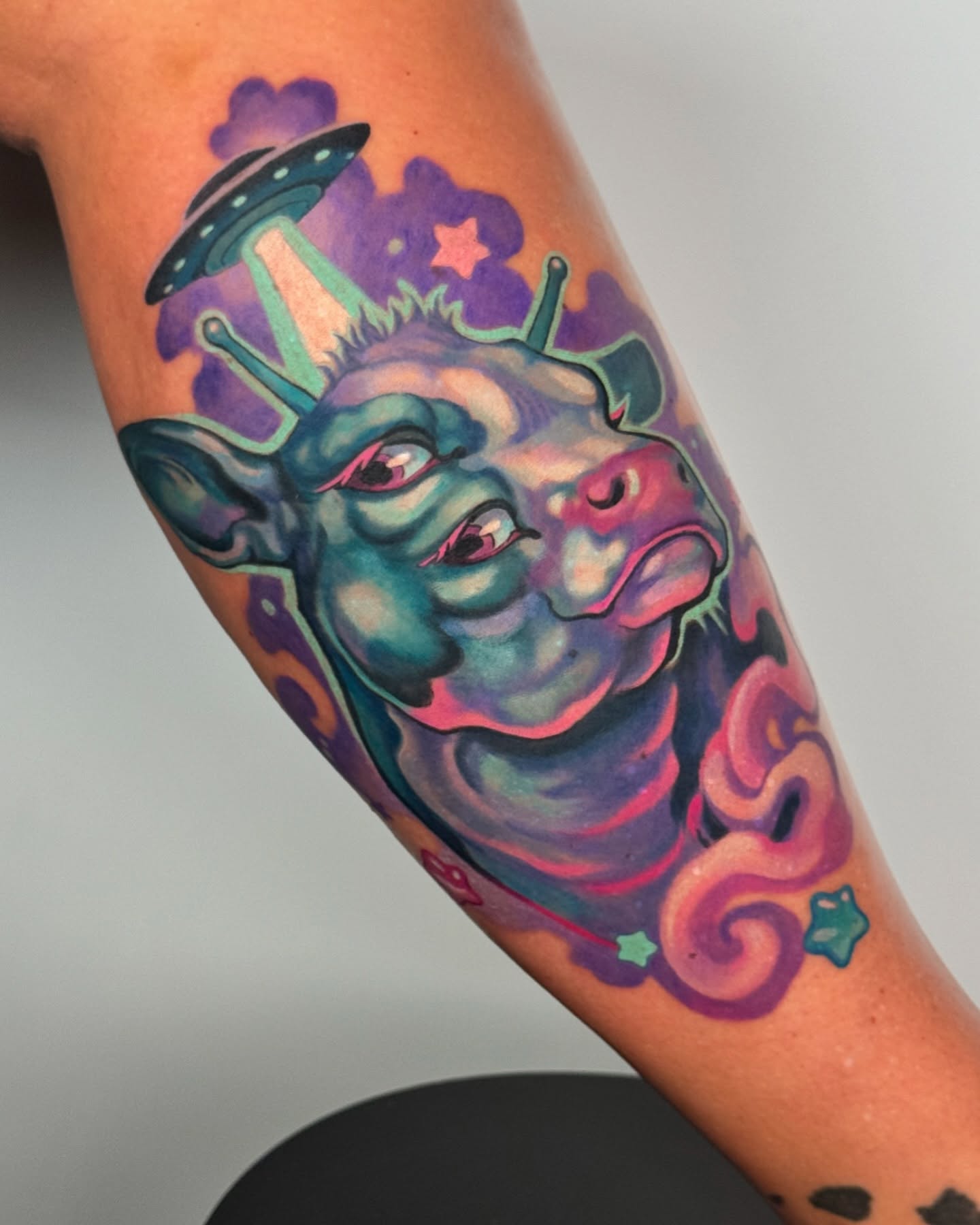 Tattoo by @savsky_tattoo — new_school, surrealism