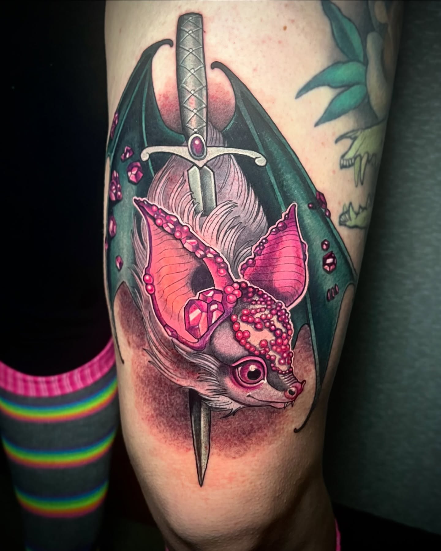 Dragon realism tattoo on the forearm by Jessica Brown