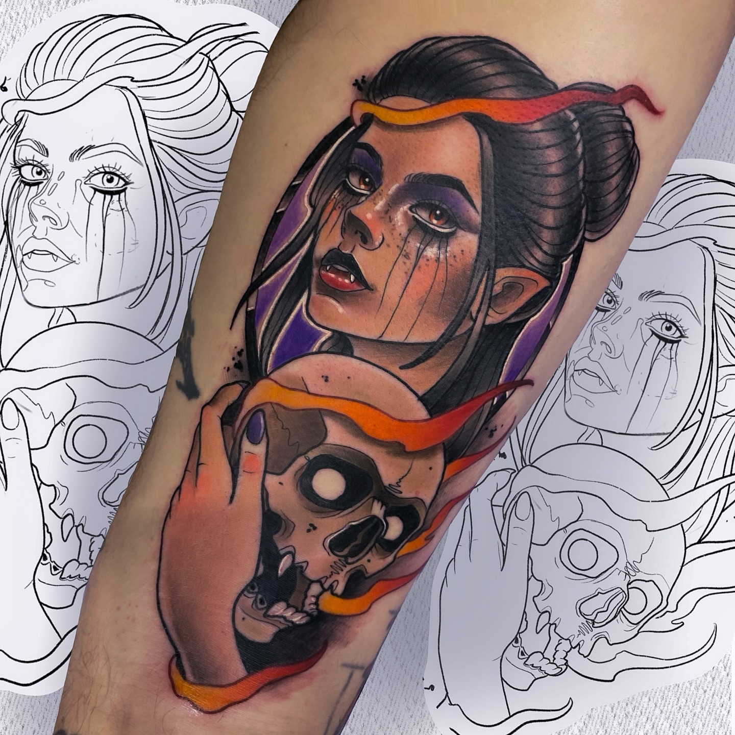 Tattoo by @leefscented β dark_realism