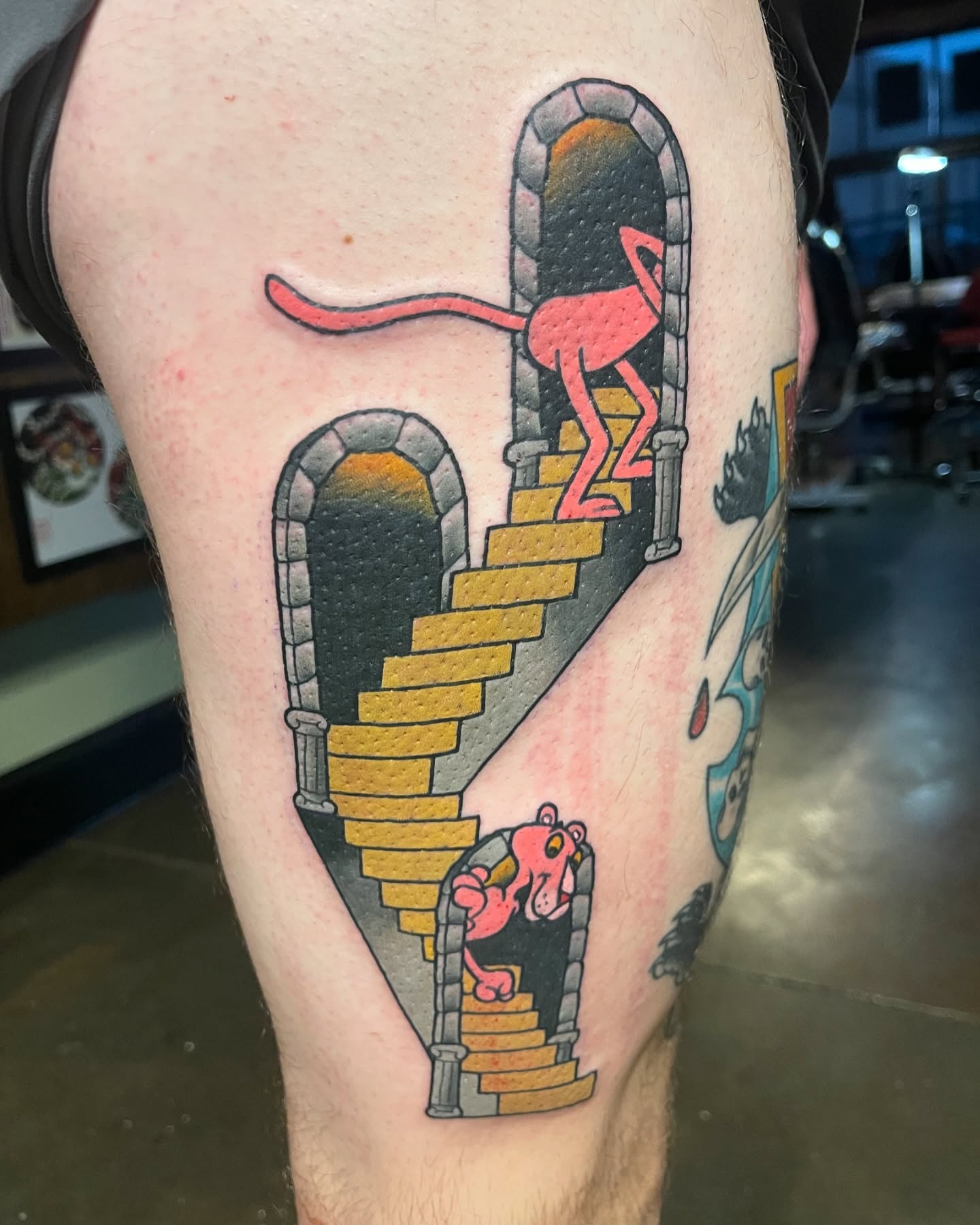 Tattoo by @chrismfmartini — dotwork, realism