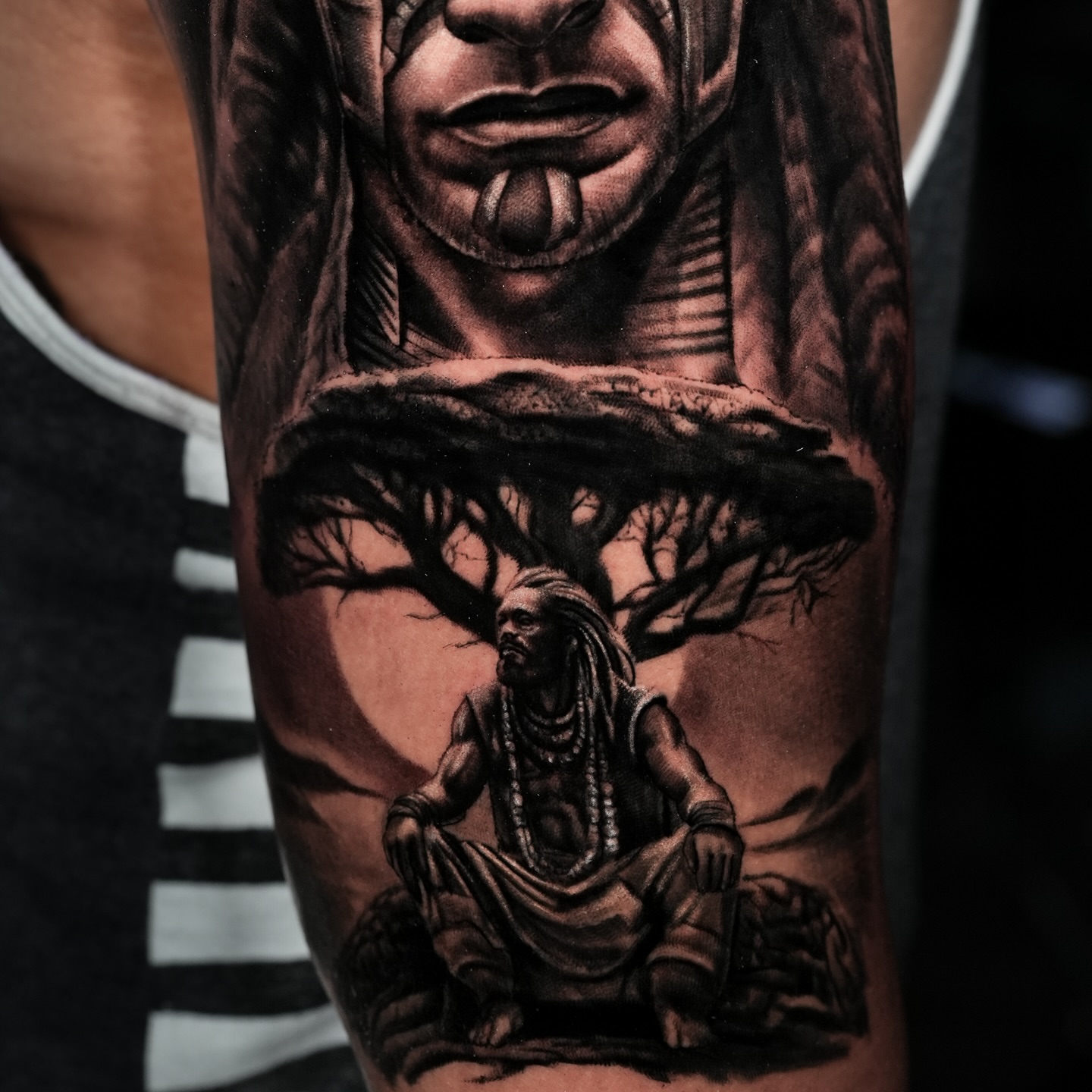 Tattoo by @ember.cesar — black_and_grey, realism