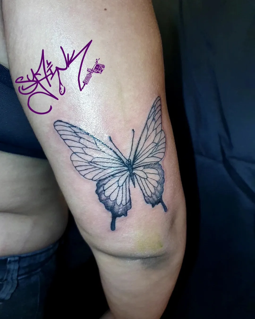 Tattoo by @sy7.tattoos — black_and_grey