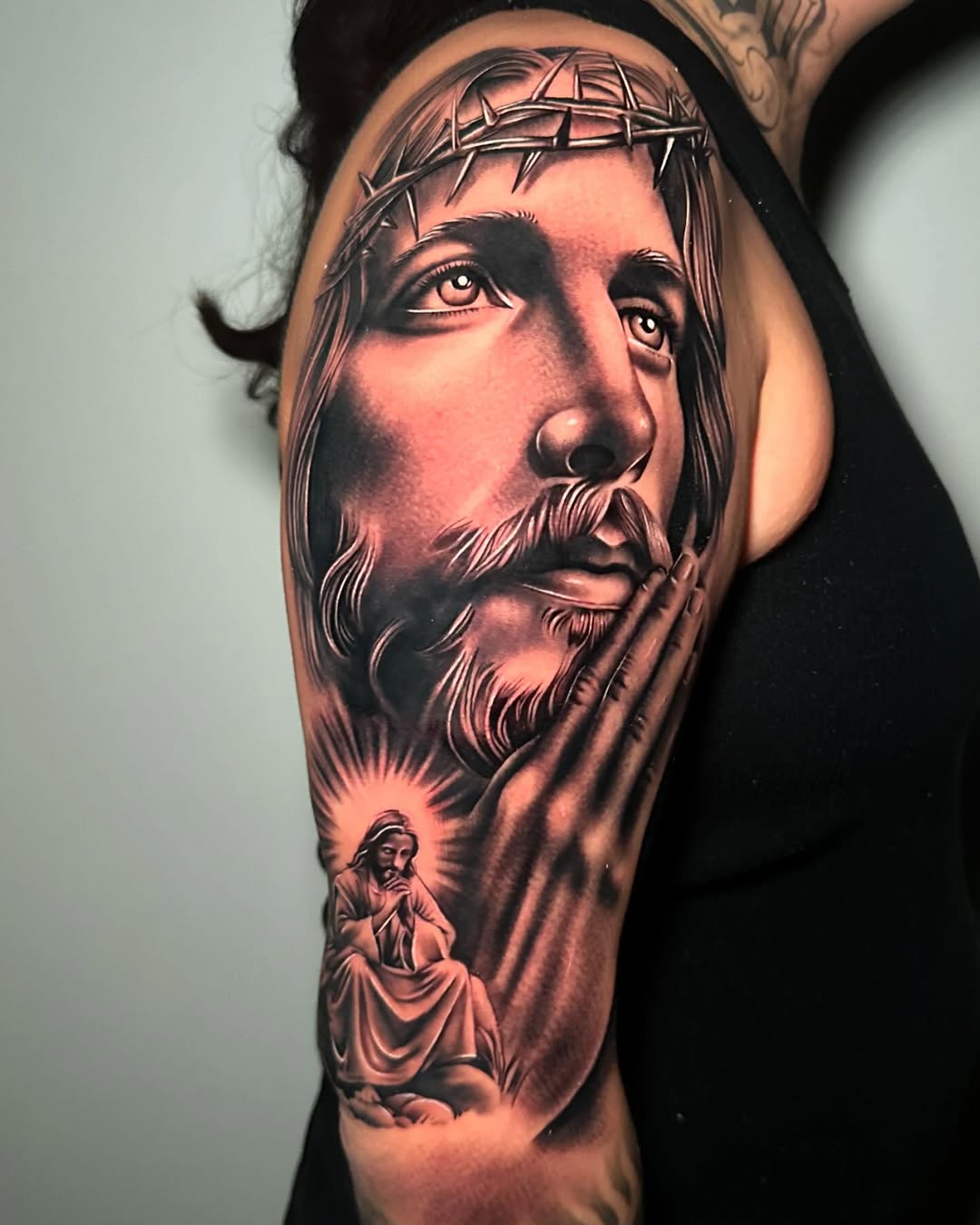 Tattoo by @tattoosbymiguel — realism, black_and_grey