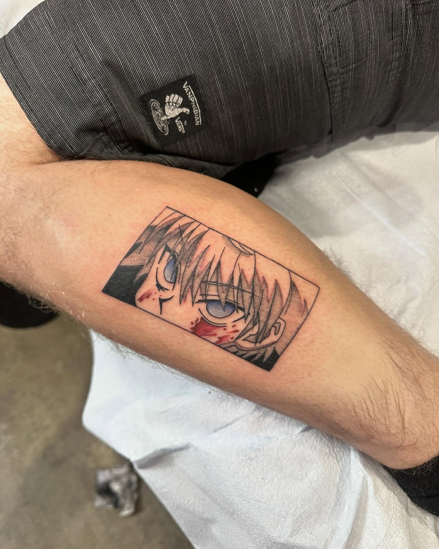 Tattoo by @tatt_brat_ — anime