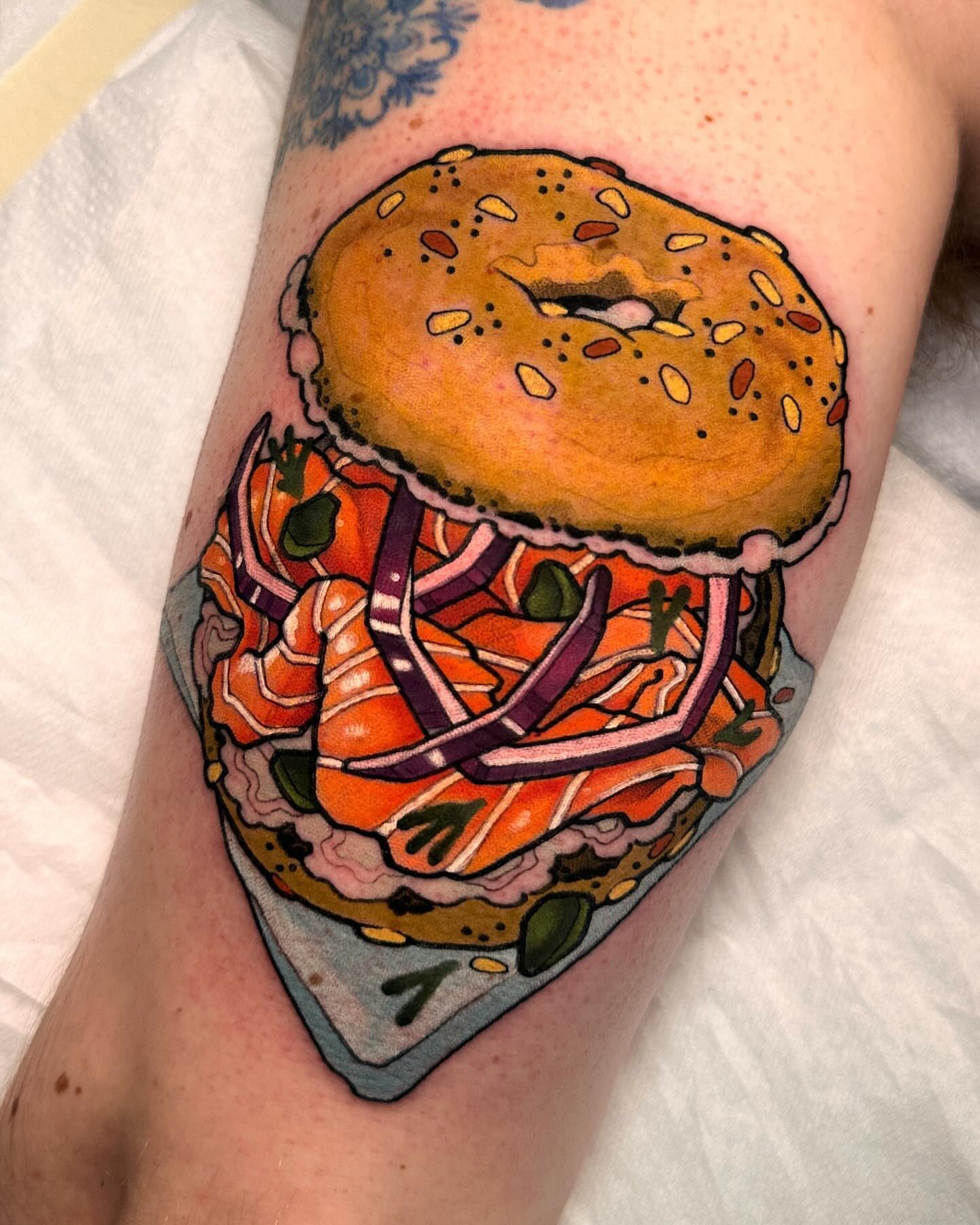 Tattoo by @grizzleyclaire — watercolor
