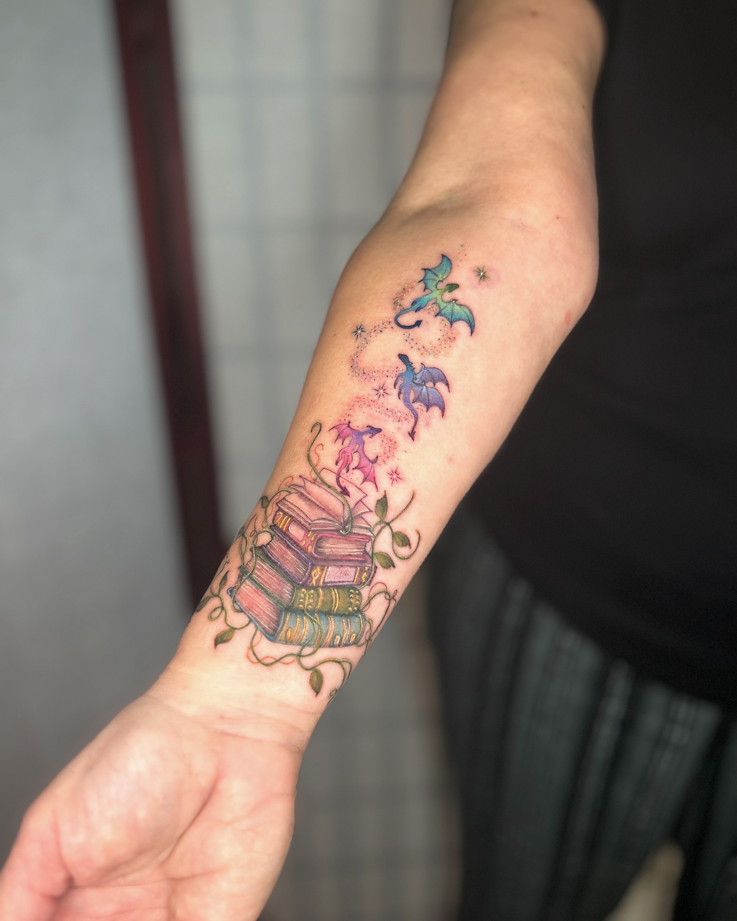 Tattoo by @natasharacheltattoos — new_school, illustrative