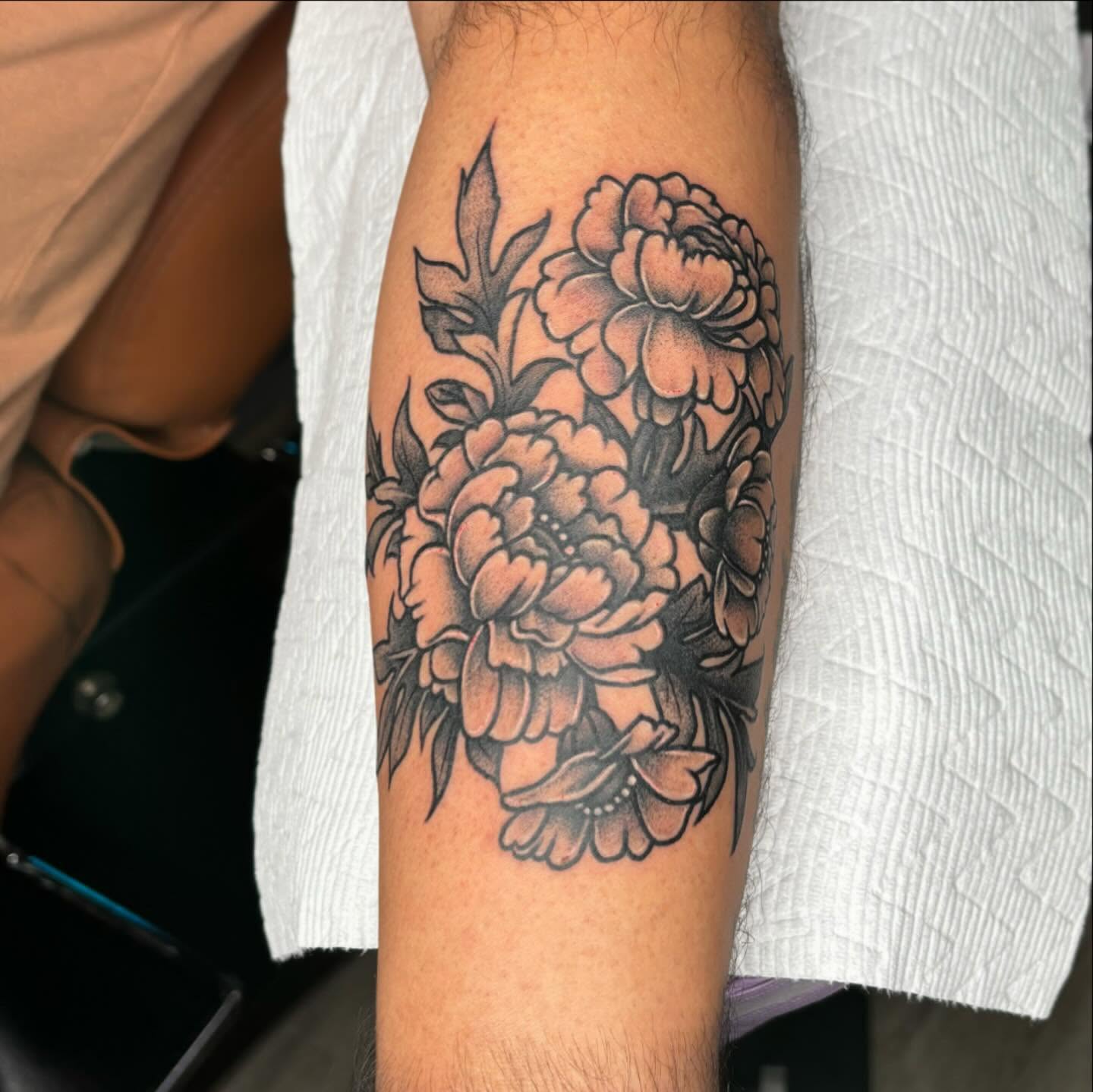 Tattoo by @amberntattoos — black_and_grey