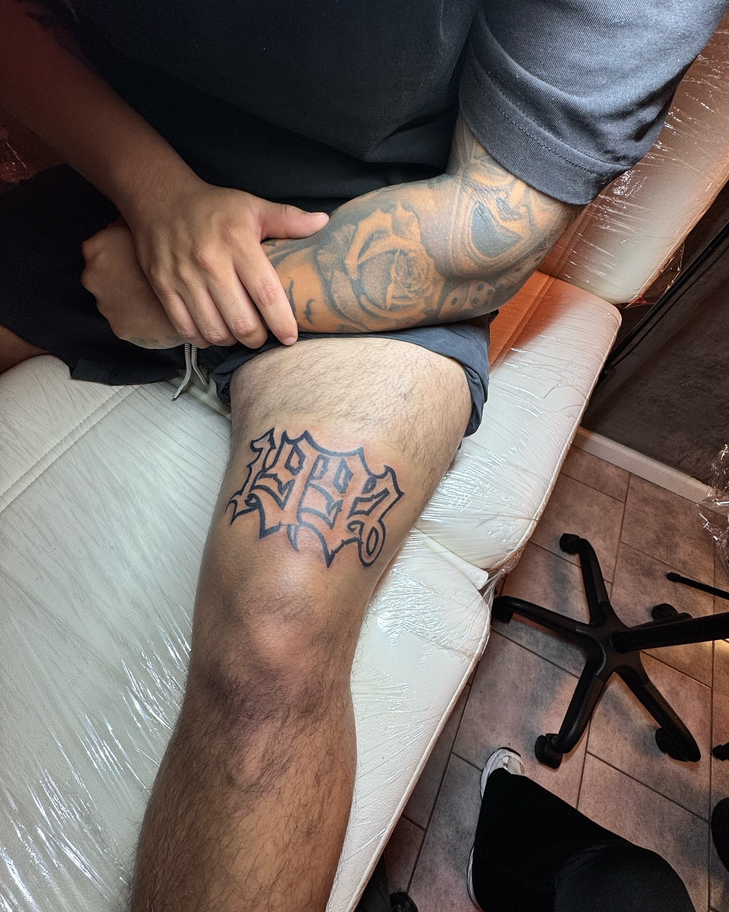 Tattoo by @bellyink_ — lettering_script