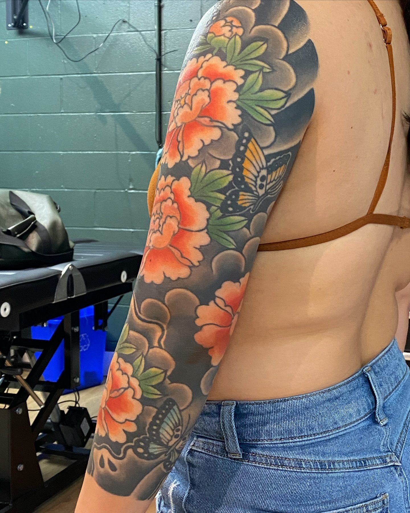 Tattoo by @adam.tennyo.tattoos — american_traditional, dotwork