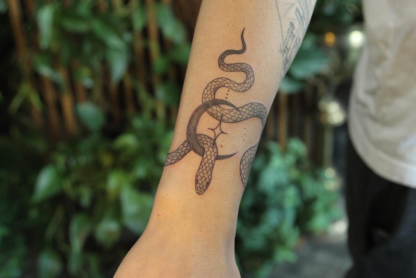 Tattoo by @rubytiiger — dotwork