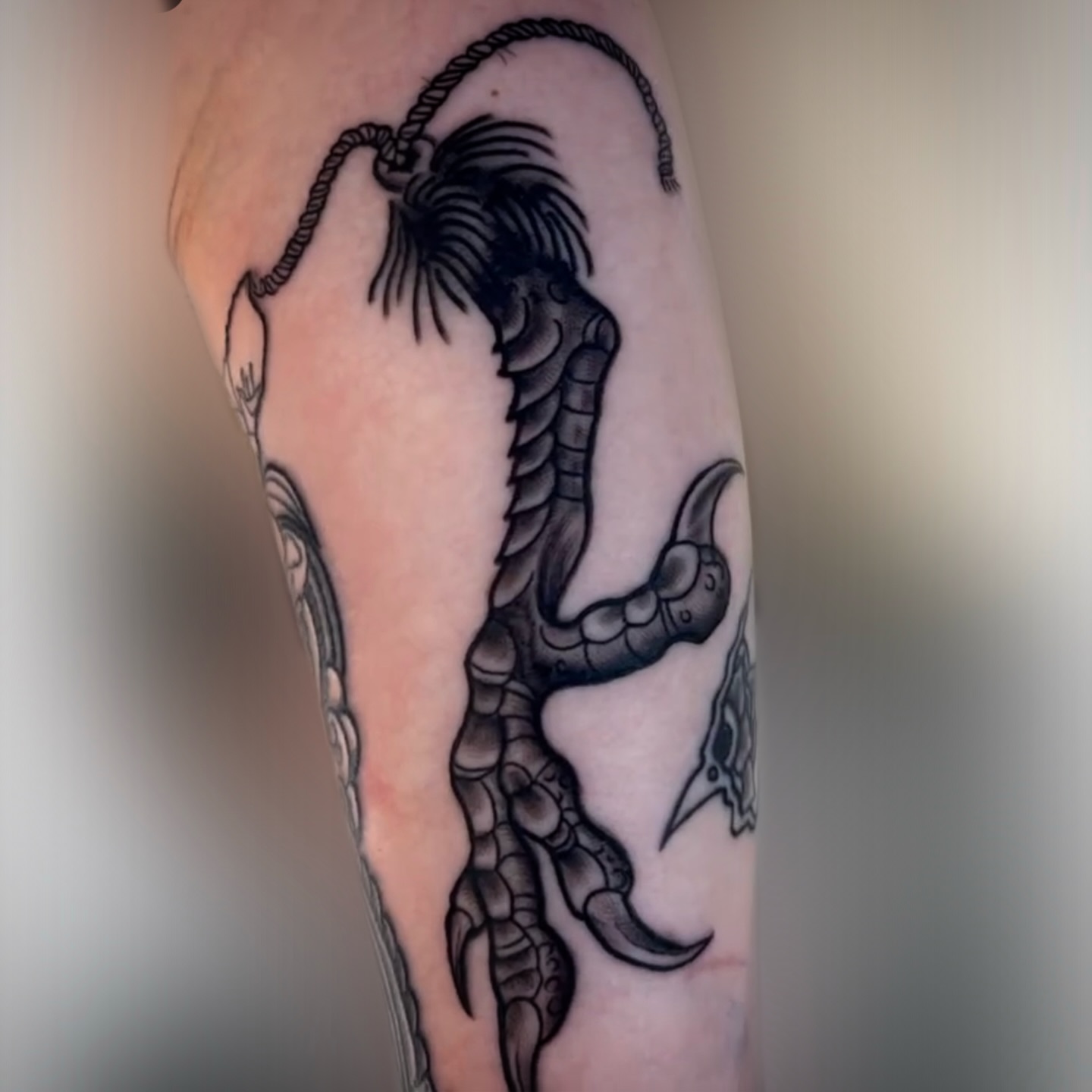 Tattoo by @camdentuttletattoos — black_and_grey