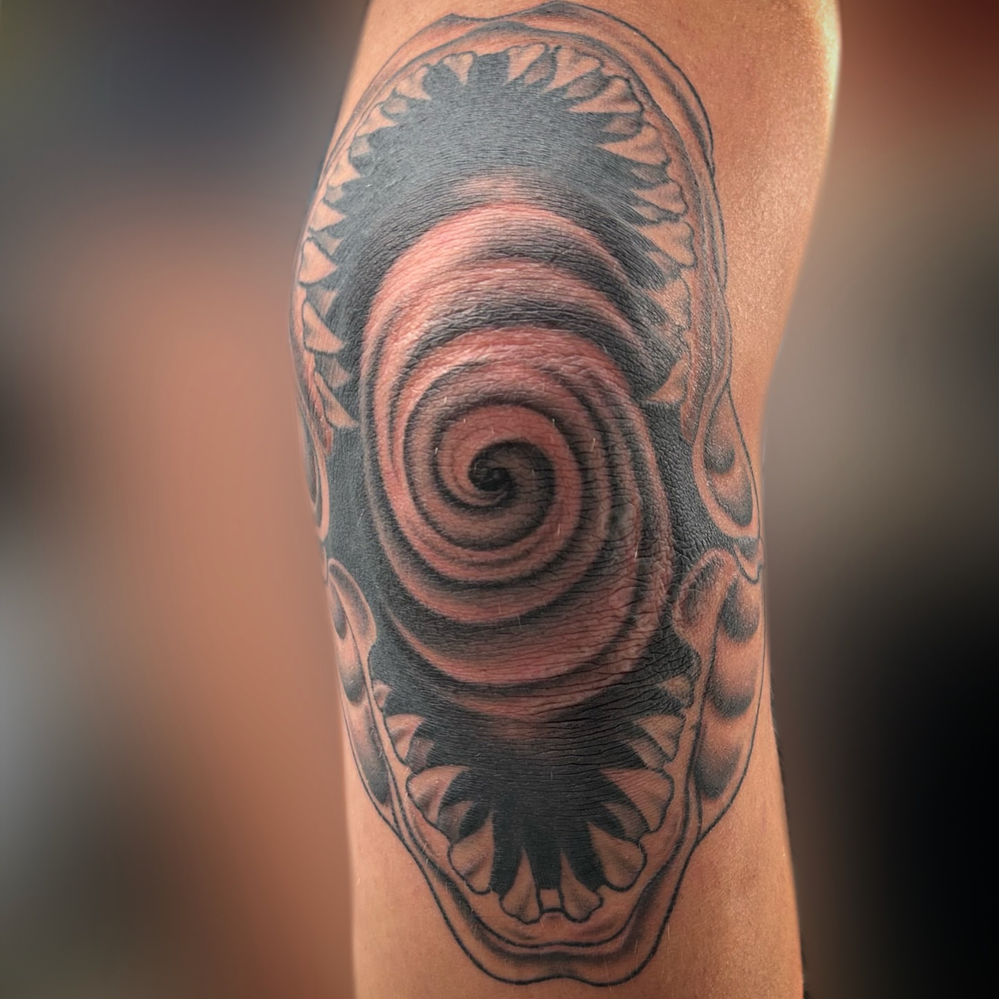 Tattoo by @camdentuttletattoos — black_and_grey