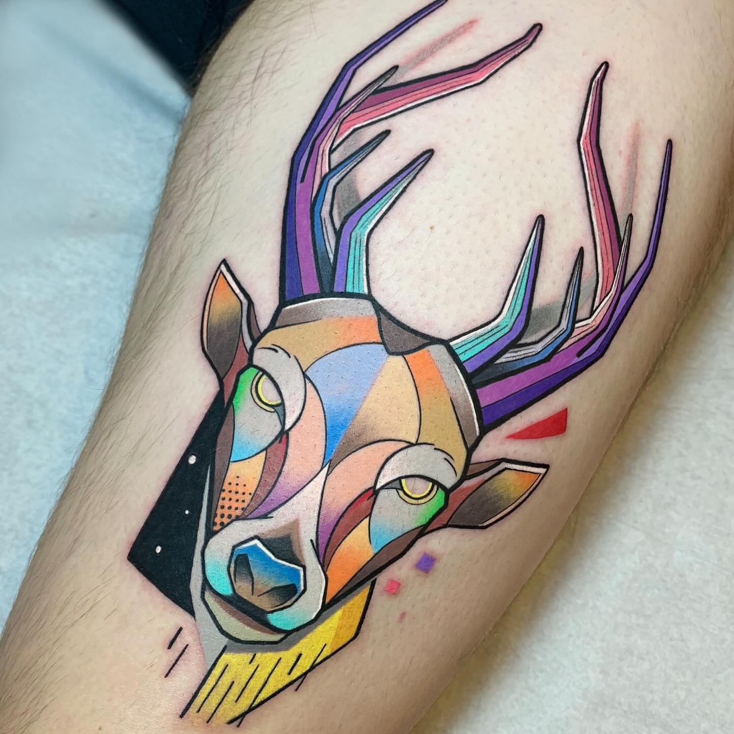 Tattoo by @hurjaesae — geometric