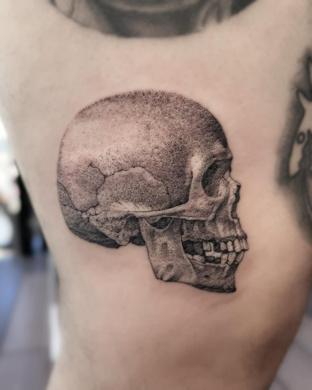 Tattoo by @gersaint — realism, black_and_grey