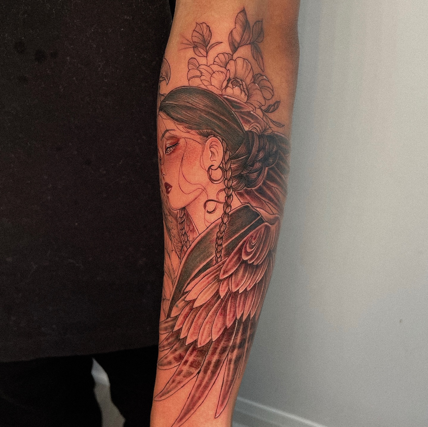 Tattoo by @migeon_tattoo — realism, anime