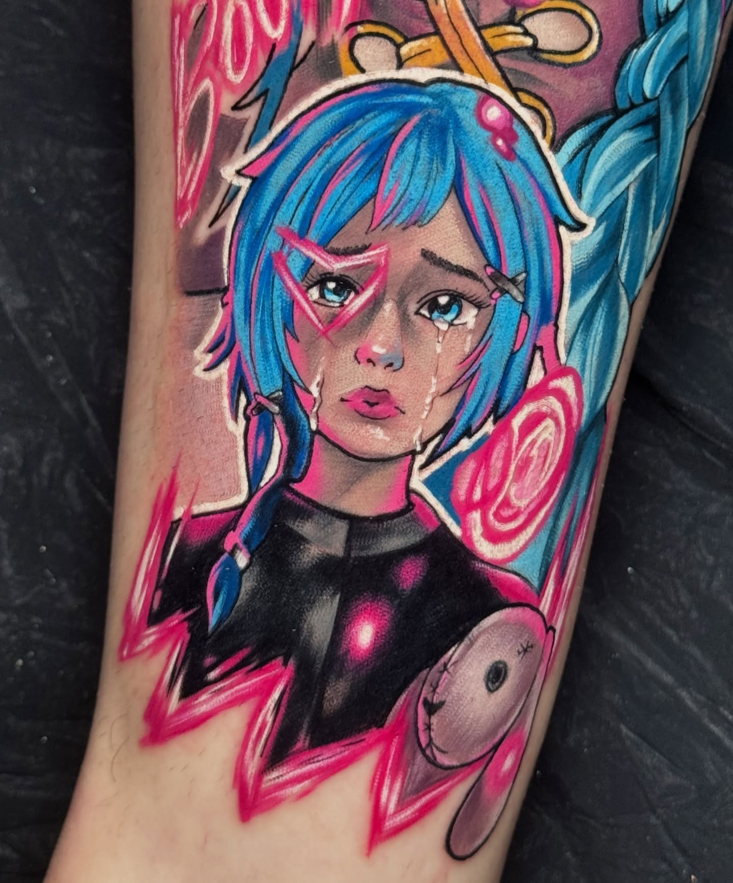 Tattoo by @romerotattoo — anime, illustrative