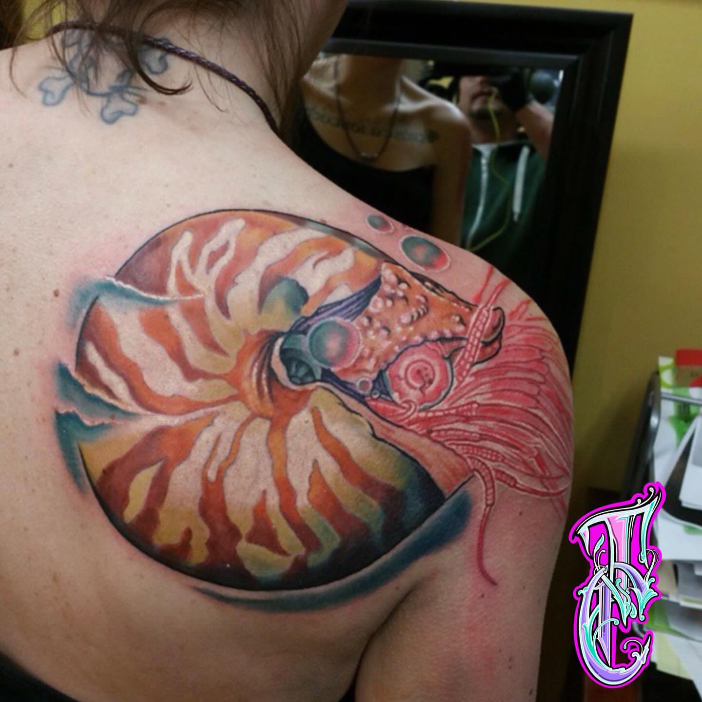 Tattoo by @thea_tattoos — watercolor, realism