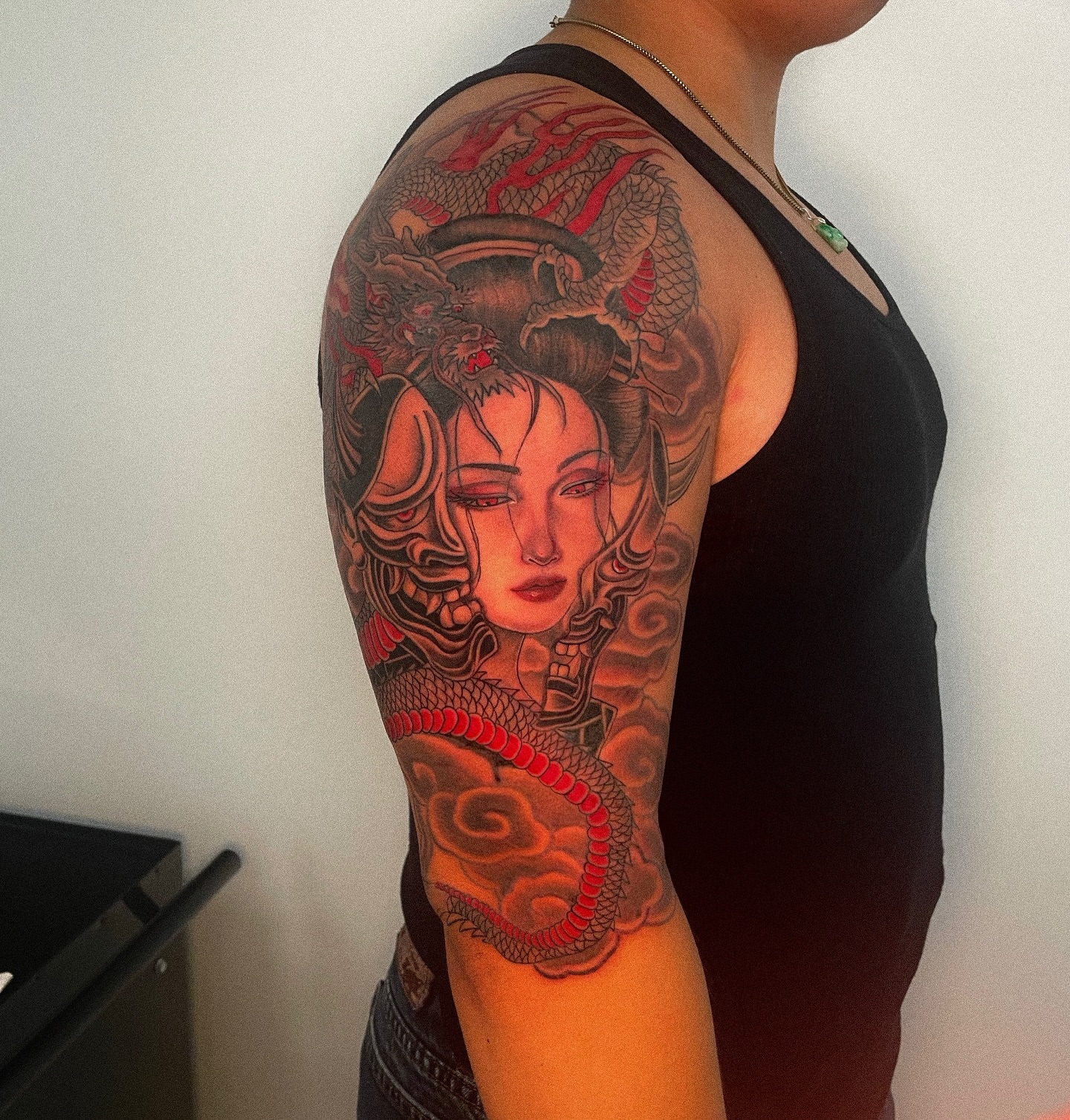 Tattoo by @migeon_tattoo — japanese_irezumi, realism