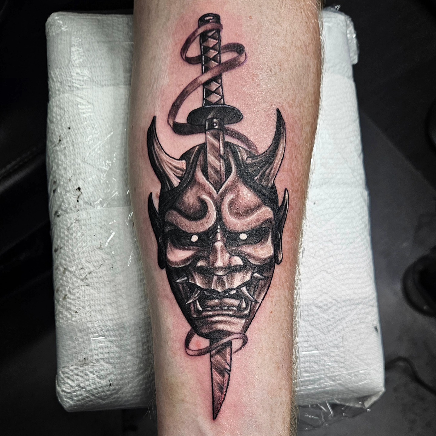 Tattoo by @templ5 — dark_realism, black_and_grey