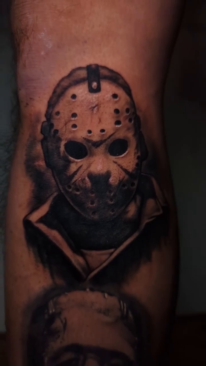 Horror movie characters realism tattoo by Miami Florida Tattoo Artist