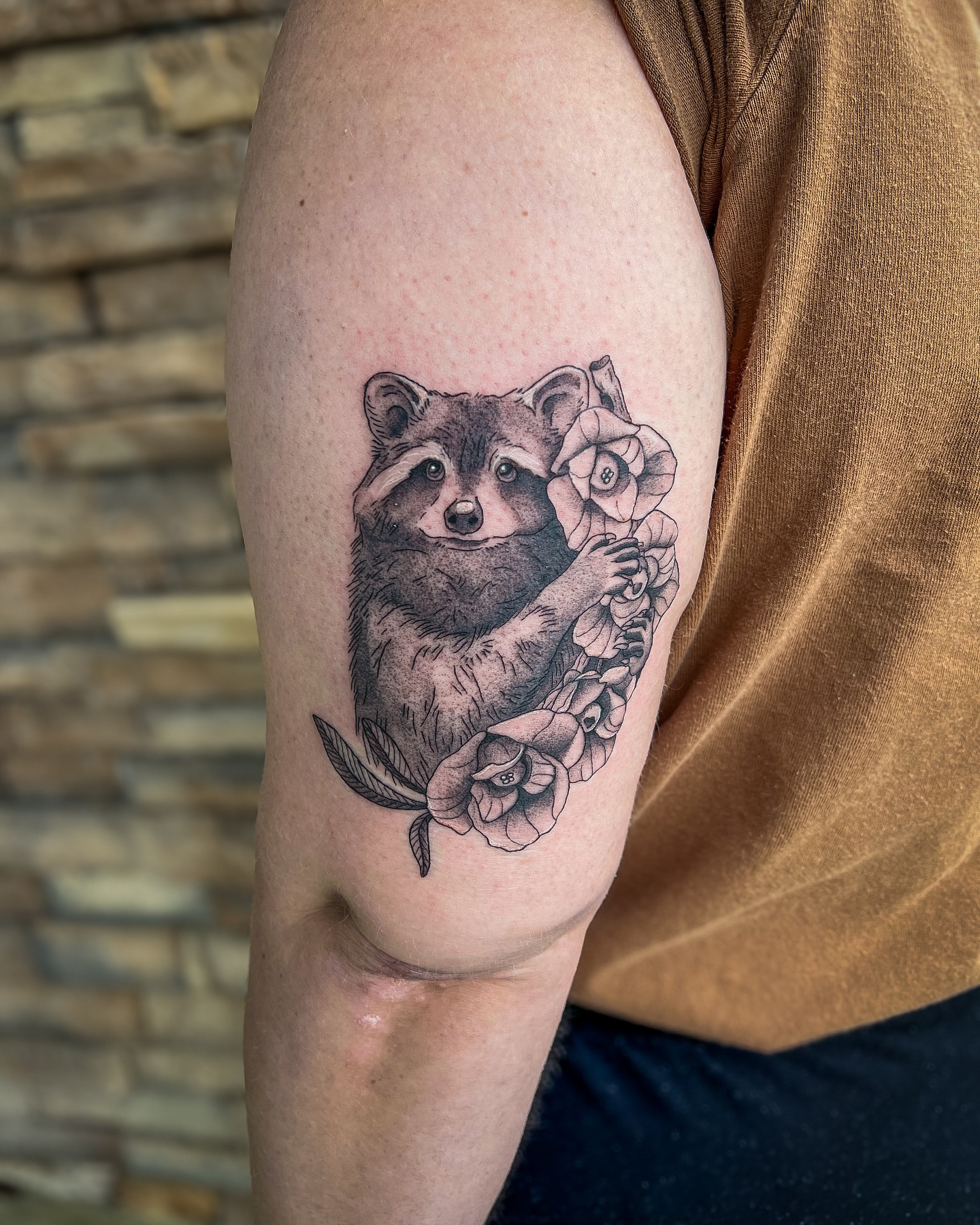 Tattoo by @reaganinks — black_and_grey