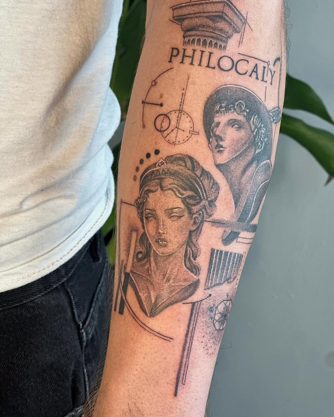 Tattoo by @divinithuy — black_and_grey, realism