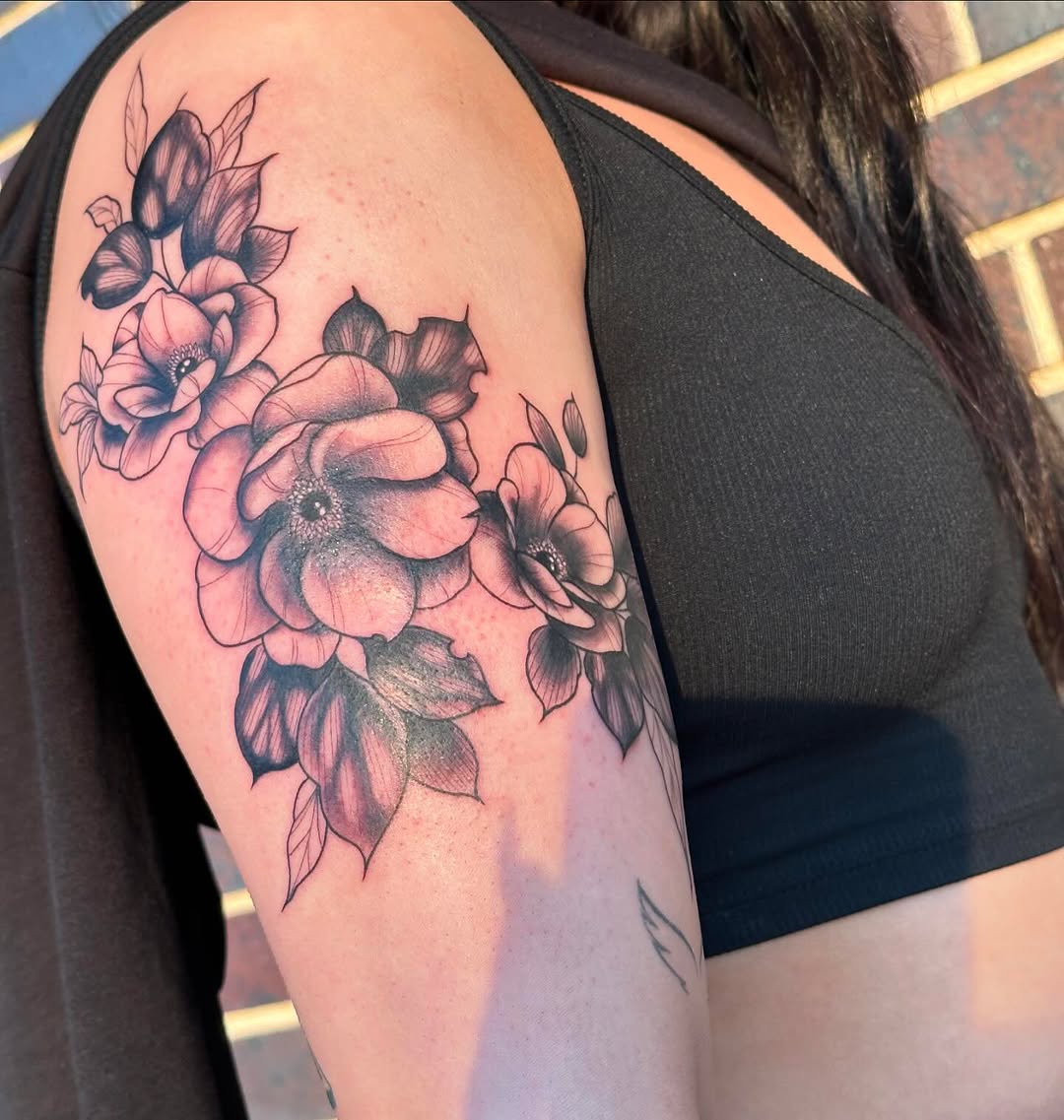 Tattoo by @fkkingwickedtattoos — black_and_grey, realism